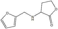3-[(furan-2-ylmethyl)amino]oxolan-2-one,,结构式