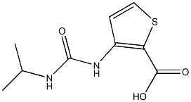  3-[(propan-2-ylcarbamoyl)amino]thiophene-2-carboxylic acid