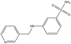  3-[(pyridin-3-ylmethyl)amino]benzene-1-sulfonamide