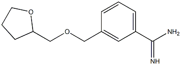 3-[(tetrahydrofuran-2-ylmethoxy)methyl]benzenecarboximidamide Structure