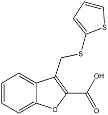 1039891-26-3 3-[(thiophen-2-ylsulfanyl)methyl]-1-benzofuran-2-carboxylic acid