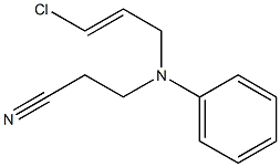 3-[[(2E)-3-chloroprop-2-enyl](phenyl)amino]propanenitrile|