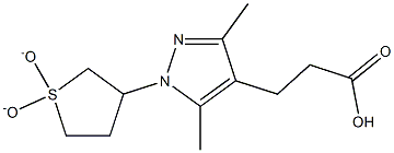 3-[1-(1,1-dioxidotetrahydrothien-3-yl)-3,5-dimethyl-1H-pyrazol-4-yl]propanoic acid