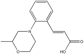  3-[2-(2-methylmorpholin-4-yl)phenyl]prop-2-enoic acid