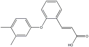 3-[2-(3,4-dimethylphenoxy)phenyl]prop-2-enoic acid
