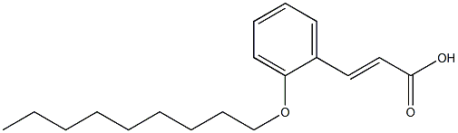 3-[2-(nonyloxy)phenyl]prop-2-enoic acid Structure