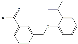 3-[2-(propan-2-yl)phenoxymethyl]benzoic acid|