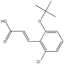  3-[2-(tert-butoxy)-6-chlorophenyl]prop-2-enoic acid