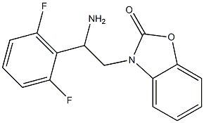 3-[2-amino-2-(2,6-difluorophenyl)ethyl]-2,3-dihydro-1,3-benzoxazol-2-one