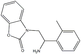 3-[2-amino-2-(2-methylphenyl)ethyl]-2,3-dihydro-1,3-benzoxazol-2-one|