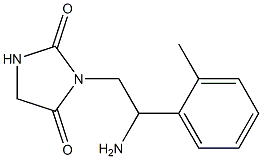 3-[2-amino-2-(2-methylphenyl)ethyl]imidazolidine-2,4-dione