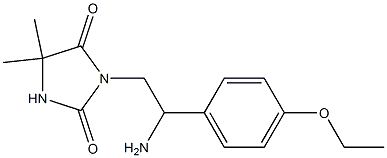 3-[2-amino-2-(4-ethoxyphenyl)ethyl]-5,5-dimethylimidazolidine-2,4-dione