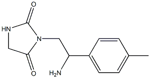 3-[2-amino-2-(4-methylphenyl)ethyl]imidazolidine-2,4-dione