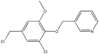  3-[2-chloro-4-(chloromethyl)-6-methoxyphenoxymethyl]pyridine