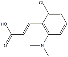 3-[2-chloro-6-(dimethylamino)phenyl]prop-2-enoic acid
