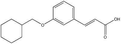 3-[3-(cyclohexylmethoxy)phenyl]prop-2-enoic acid