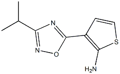 3-[3-(propan-2-yl)-1,2,4-oxadiazol-5-yl]thiophen-2-amine