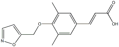 3-[3,5-dimethyl-4-(1,2-oxazol-5-ylmethoxy)phenyl]prop-2-enoic acid