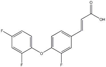 3-[4-(2,4-difluorophenoxy)-3-fluorophenyl]prop-2-enoic acid