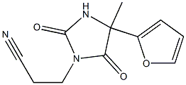 3-[4-(2-furyl)-4-methyl-2,5-dioxoimidazolidin-1-yl]propanenitrile