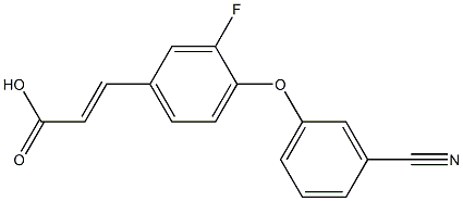3-[4-(3-cyanophenoxy)-3-fluorophenyl]prop-2-enoic acid