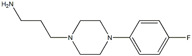 3-[4-(4-fluorophenyl)piperazin-1-yl]propan-1-amine Struktur