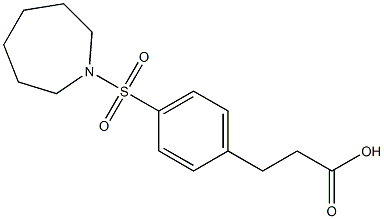 3-[4-(azepane-1-sulfonyl)phenyl]propanoic acid|