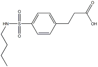  3-[4-(butylsulfamoyl)phenyl]propanoic acid