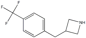 3-[4-(trifluoromethyl)benzyl]azetidine Structure