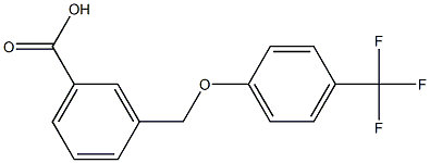 3-[4-(trifluoromethyl)phenoxymethyl]benzoic acid