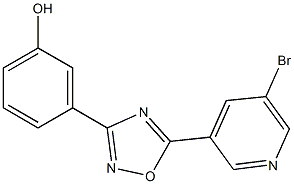 3-[5-(5-bromopyridin-3-yl)-1,2,4-oxadiazol-3-yl]phenol