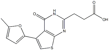  3-[5-(5-methylfuran-2-yl)-4-oxo-3H,4H-thieno[2,3-d]pyrimidin-2-yl]propanoic acid