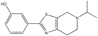 3-[5-(propan-2-yl)-4H,5H,6H,7H-pyrido[4,3-d][1,3]thiazol-2-yl]phenol