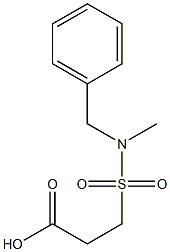 3-[benzyl(methyl)sulfamoyl]propanoic acid