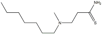  3-[heptyl(methyl)amino]propanethioamide