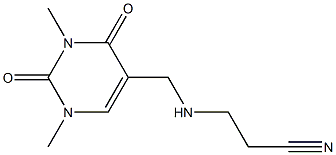 3-{[(1,3-dimethyl-2,4-dioxo-1,2,3,4-tetrahydropyrimidin-5-yl)methyl]amino}propanenitrile