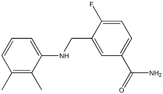 3-{[(2,3-dimethylphenyl)amino]methyl}-4-fluorobenzamide