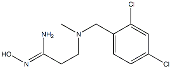  3-{[(2,4-dichlorophenyl)methyl](methyl)amino}-N'-hydroxypropanimidamide