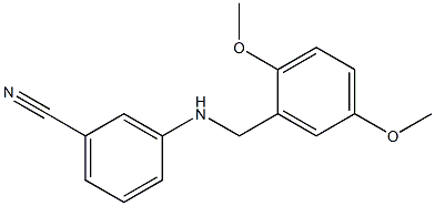 3-{[(2,5-dimethoxyphenyl)methyl]amino}benzonitrile