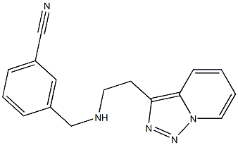  3-{[(2-{[1,2,4]triazolo[3,4-a]pyridin-3-yl}ethyl)amino]methyl}benzonitrile