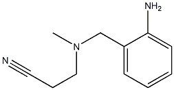 3-{[(2-aminophenyl)methyl](methyl)amino}propanenitrile,,结构式