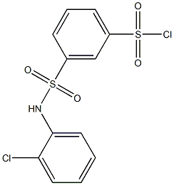 3-{[(2-chlorophenyl)amino]sulfonyl}benzenesulfonyl chloride