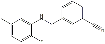 3-{[(2-fluoro-5-methylphenyl)amino]methyl}benzonitrile