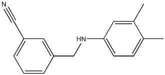 3-{[(3,4-dimethylphenyl)amino]methyl}benzonitrile|