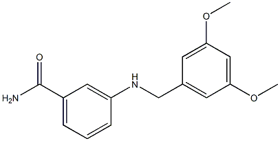 3-{[(3,5-dimethoxyphenyl)methyl]amino}benzamide