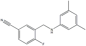 3-{[(3,5-dimethylphenyl)amino]methyl}-4-fluorobenzonitrile