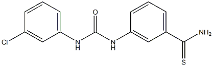 3-{[(3-chlorophenyl)carbamoyl]amino}benzene-1-carbothioamide