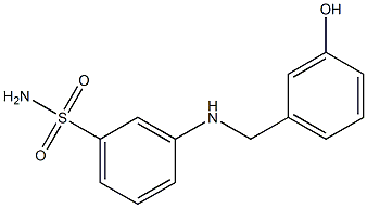 3-{[(3-hydroxyphenyl)methyl]amino}benzene-1-sulfonamide