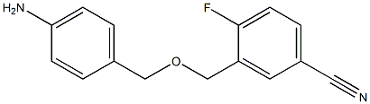 3-{[(4-aminophenyl)methoxy]methyl}-4-fluorobenzonitrile