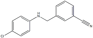 3-{[(4-chlorophenyl)amino]methyl}benzonitrile